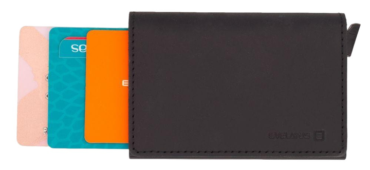 Чохол-гаманець Evelatus Universal Leather Wallet Black (LEW01BK) - зображення 2