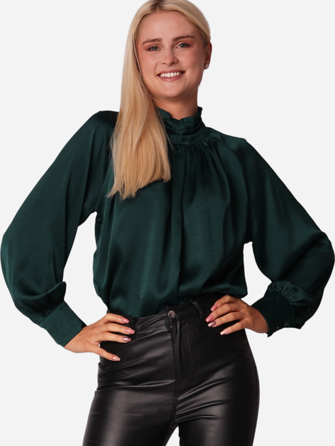 Блузка жіноча Ax Paris TA552 M Темно-зелена (5063259029289) - зображення 1