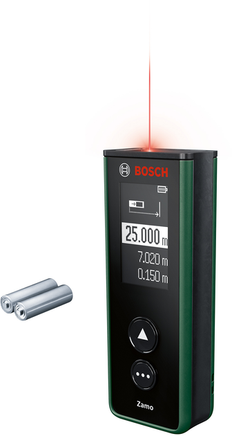 Цифровий лазерний далекомір Bosch Zamo без адаптерів (0603672900) - зображення 1