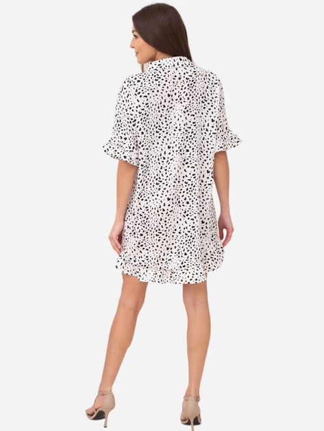 Плаття-сорочка коротке літнє жіноче Ax Paris DA1743 M Чорний/Білий (5063259049713) - зображення 2