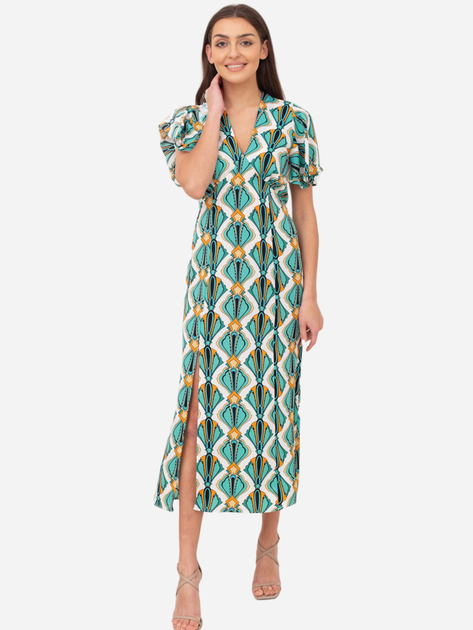 Плаття міді літнє жіноче Ax Paris DA1759 L Різнокольорове (5063259054342) - зображення 1