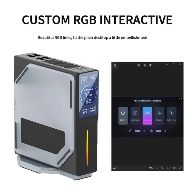 Мини ПК FIREBAT S1 Mini PC Intel N100 / 16GB DDR4 / 512GB M2