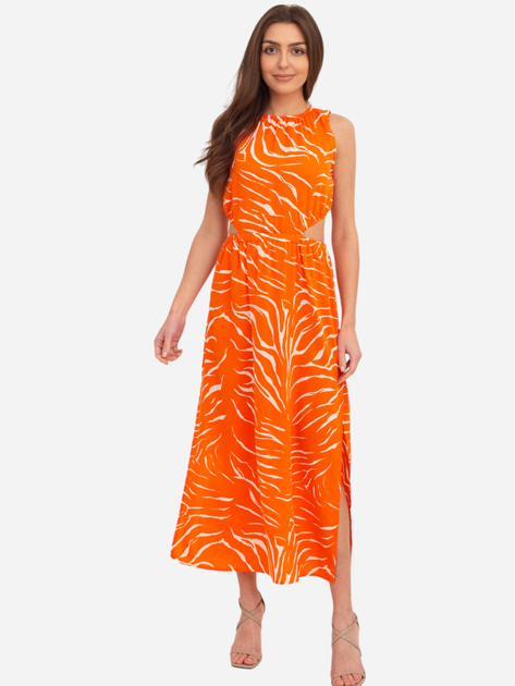 Плаття довге літнє жіноче Ax Paris DA1723 L Оранжеве (5063259043841) - зображення 1