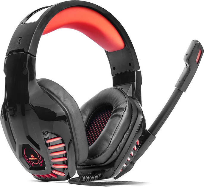 Навушники Real-El GDX-7650 Black-red (EL124100043) - зображення 5