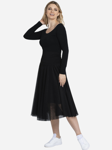 Spódnica tiulowa damska plisowana Kalite Look Tiulove 150 S Czarna (5903999316938) - obraz 5