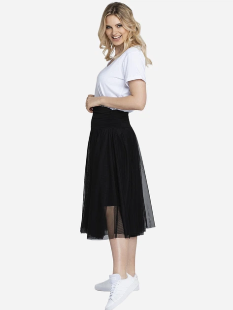 Spódnica tiulowa damska plisowana Kalite Look Tiulove 150 L Czarna (5903999316952) - obraz 7