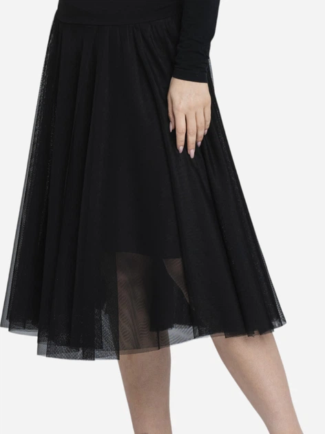 Spódnica tiulowa damska plisowana Kalite Look Tiulove 150 L Czarna (5903999316952) - obraz 10