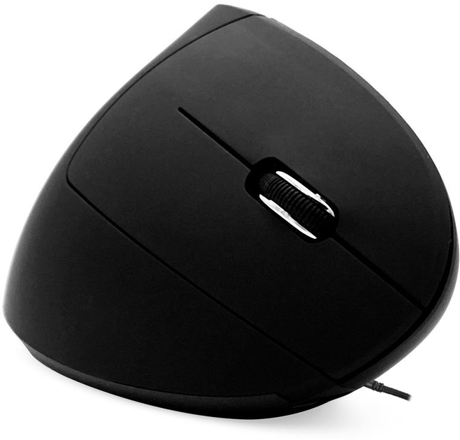 Мышь вертикальная проводная Media-Tech Vertic USB Black (MT1122) - изображение 3