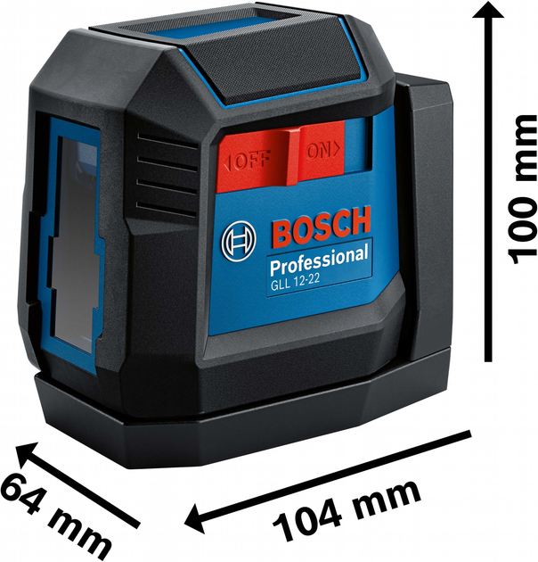 Лазерний нівелір Bosch Professional GLL 12-22 з батарейками та чохлом (0601065220) - зображення 7