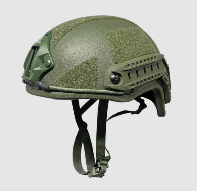 Баллистический шлем Gotie FAST NIJ IIIA (НВМПЭ) Olive с подвесной системой Ops-Core - изображение 1