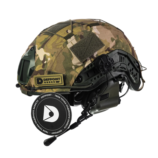 Комплект Defpoint TacSt : Шлем Gotie + Наушники Earmor+ Кавер Defpoint - изображение 1