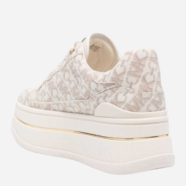 Sneakersy damskie na wysokiej platformie Michael Kors MKO43R4HYFS1B-150 39 Beżowe (197677111143) - obraz 3