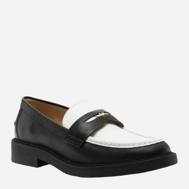 Loafersy damskie skórzane Michael Kors MKO40R4EDMP1L-987 40 Biały/Czarny (197677012778) - obraz 2