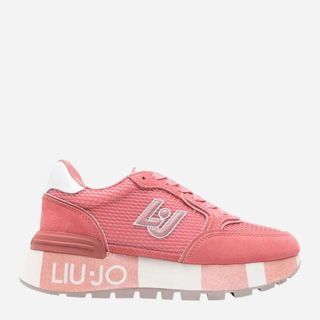 Sneakersy damskie na wysokiej platformie Liu Jo LJOBA4005PX303S1706 36 Różowe (8051138033325) - obraz 1