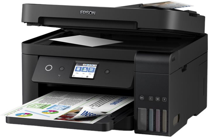 Urządzenie wielofunkcyjne Epson EcoTank L6290 Inkjet A4 Black (C11CJ60404) - obraz 3