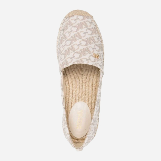Espadryle damskie Michael Kors MKO40R4KNFP1B-150 42.5 Kremowe (197677036101) - obraz 4