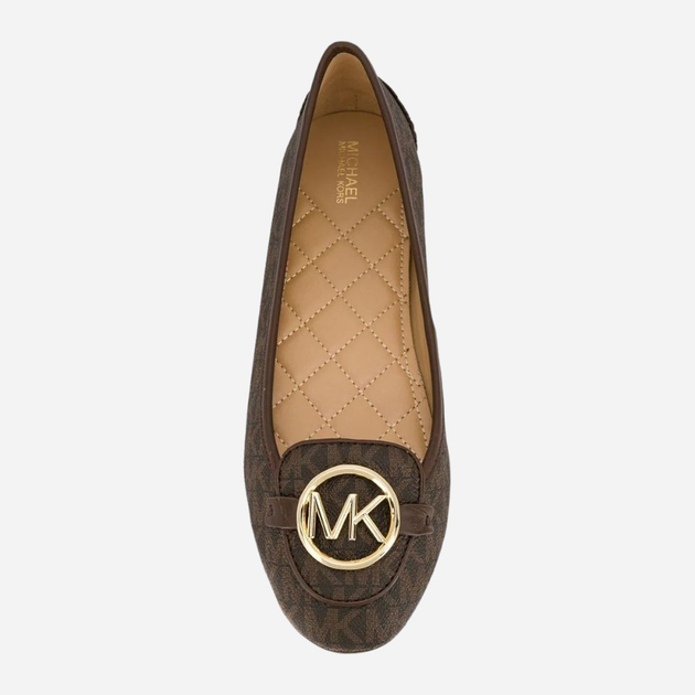 Baleriny damskie Michael Kors MKO40R9LIFP3B-200 36 Brązowe (192837369792) - obraz 4