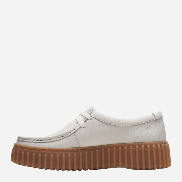 Жіночі мокасини зі шкіри Clarks CLA26172085 36 Світло-бежеві (5063090038440) - зображення 4