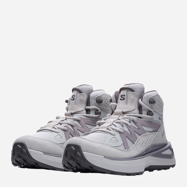 Zimowe buty trekkingowe męskie wodoodporne Salomon Odyssey ELMT Mid Gore-Tex L47362000 43.5 Białe (195751421461) - obraz 2