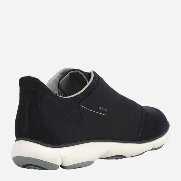 Sneakersy męskie skórzane Geox GEOU52D7B0ZB22C4002 44 Ciemnogranatowe (8056536073294) - obraz 4