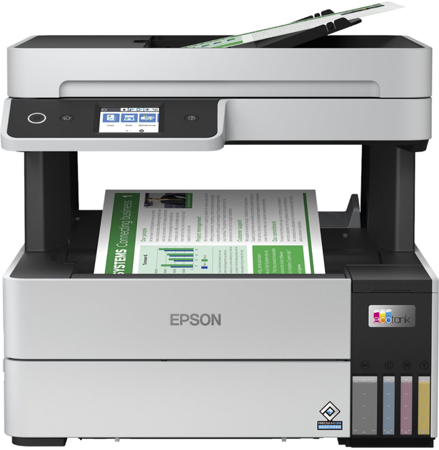 Drukarka Epson EcoTank L6460 Inkjet A4 Grey (C11CJ89403) - obraz 1