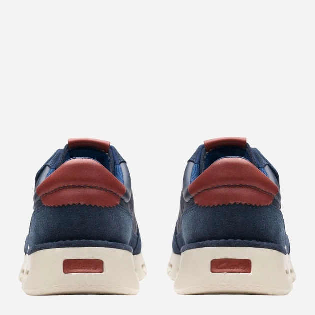 Sneakersy młodzieżowe chłopięce Clarks CLA26176762 41 Granatowe (5063090558436) - obraz 4