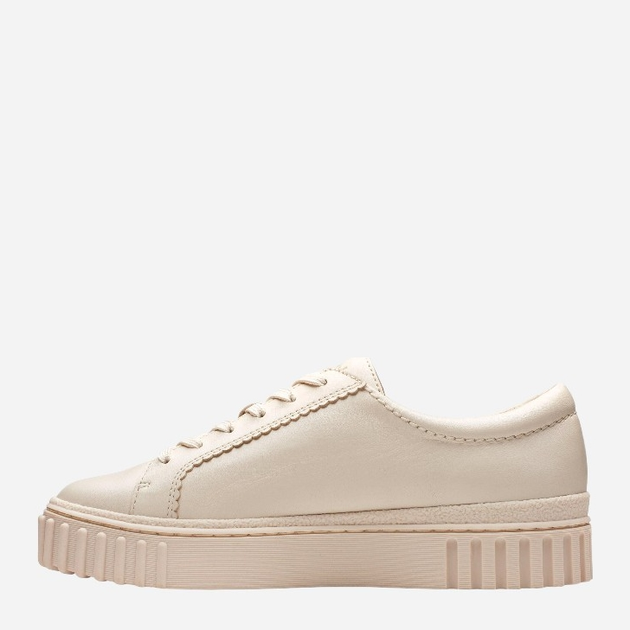 Sneakersy damskie na platformie Clarks CLA26176437 39.5 Beżowe (5063090855207) - obraz 3