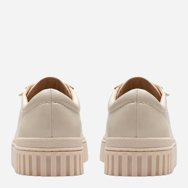 Sneakersy damskie na platformie Clarks CLA26176437 39.5 Beżowe (5063090855207) - obraz 4