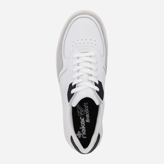 Чоловічі кеди низькі RIEKER RIEB7806-80 43 Білі (4061811761302) - зображення 6