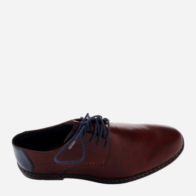 Buty derby męskie RIEKER RIE13418-24 44 Brązowe (4061811753154) - obraz 4