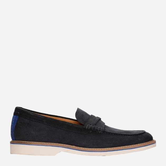 Loafersy męskie Clarks CLA26172441 43 Ciemnogranatowe (5059680150784) - obraz 1