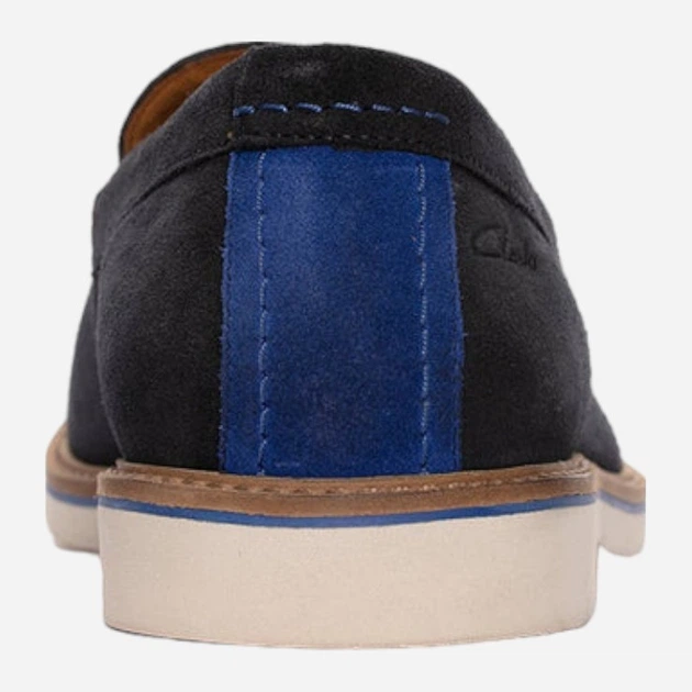 Чоловічі лофери Clarks CLA26172441 43 Темно-сині (5059680150784) - зображення 4