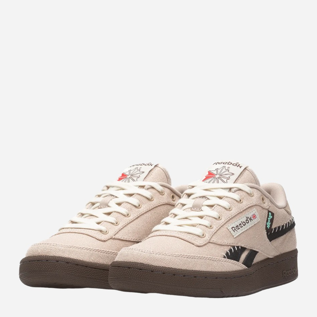 Чоловічі кеди низькі Reebok Club C Revenge Vintage Hemp 100034259 43 Бежеві (4066759907911) - зображення 2