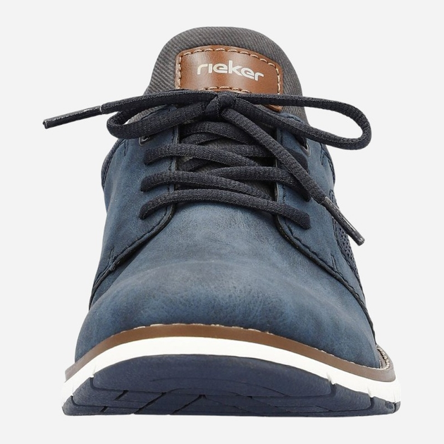 Sneakersy męskie RIEKER RIE11351-14 45 Ciemnogranatowe (4061811773121) - obraz 4