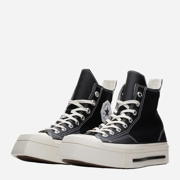 Trampki damskie na platformie Converse Chuck 70 De Luxe Squared Hi A06435C 39 Czarne (194434653830) - obraz 2