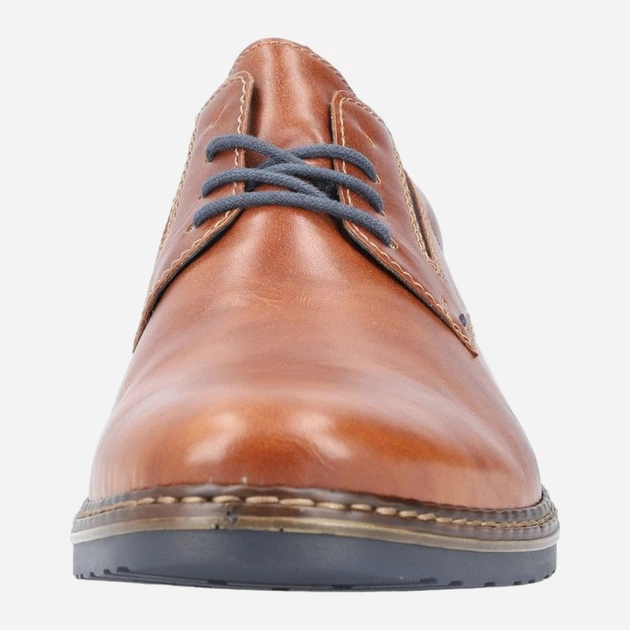 Buty derby męskie RIEKER RIE16505-24 41 Brązowe (4060596749369) - obraz 3