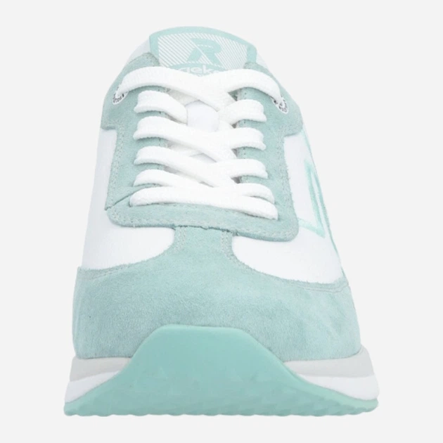 Buty sportowe damskie RIEKER REV42509-81 37 Biały/Turkusowy (4061811750078) - obraz 3