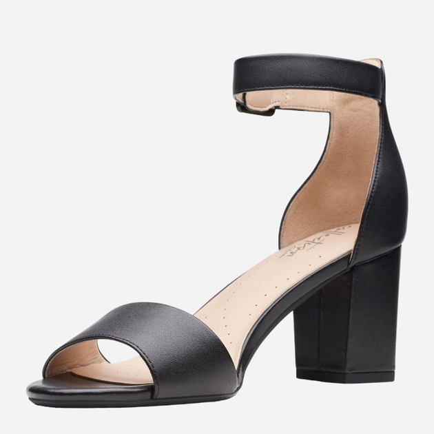 Жіночі босоніжки Clarks CLA26140007 39.5 Чорні (5059304433170) - зображення 4