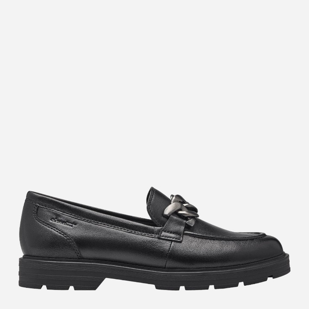 Loafersy damskie skórzane Tamaris WOR24712-42-003 36 Czarne (4064195054992) - obraz 1