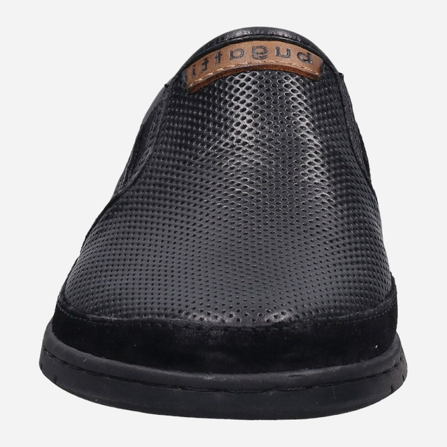 Buty wsuwane męskie skórzane Bugatti BUG321AEY6010001000 45 Czarne (4066611340252) - obraz 4