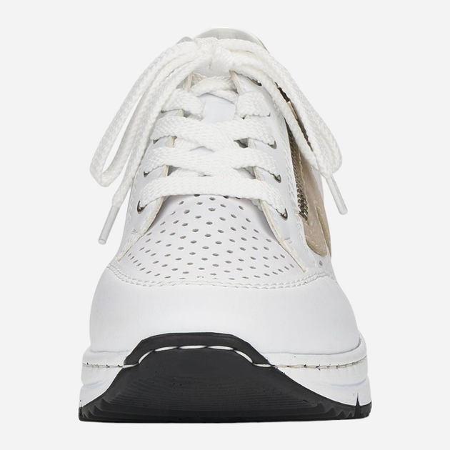 Sneakersy damskie na koturnie RIEKER RIEN6304-80_CO 36 Białe (4060596992406) - obraz 5
