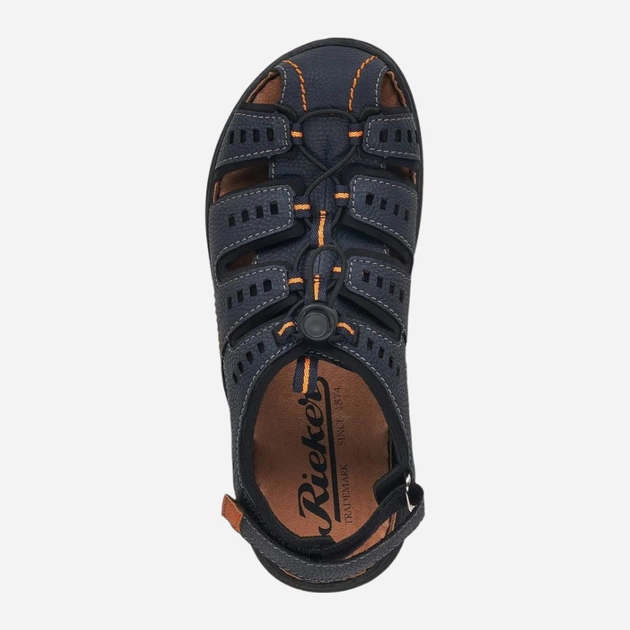 Sandały męskie RIEKER RIE22021-14_CO 43 Ciemnogranatowe (4060596965172) - obraz 6