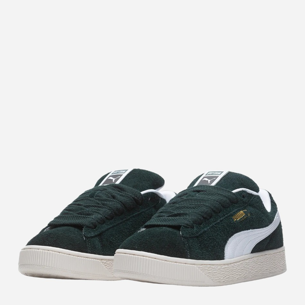 Чоловічі кеди низькі Puma Suede XL Hairy 39724102 38.5 Темно-зелені (4099685848584) - зображення 2