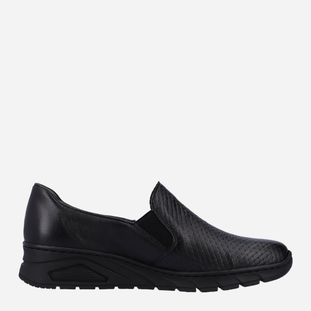 Buty wsuwane damskie RIEKER RIEN3363-01_CO 38 Czarne (4060596716453) - obraz 3