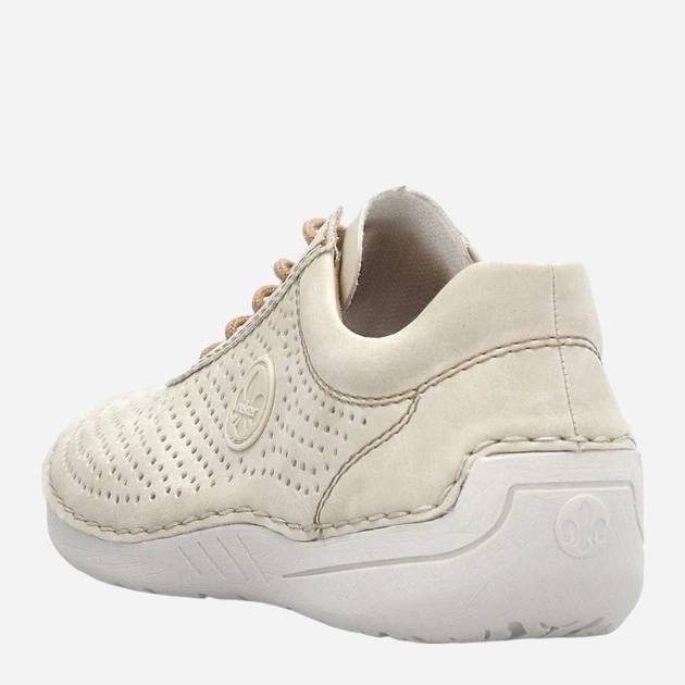 Sneakersy damskie RIEKER RIE52546-60 37 Kremowe (4061811751945) - obraz 3