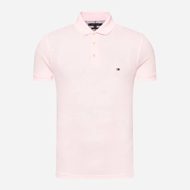 Koszulka polo męska elegancka Tommy Hilfiger THMW0MW17771TOG L Jasnoróżowa (8720113841933) - obraz 5