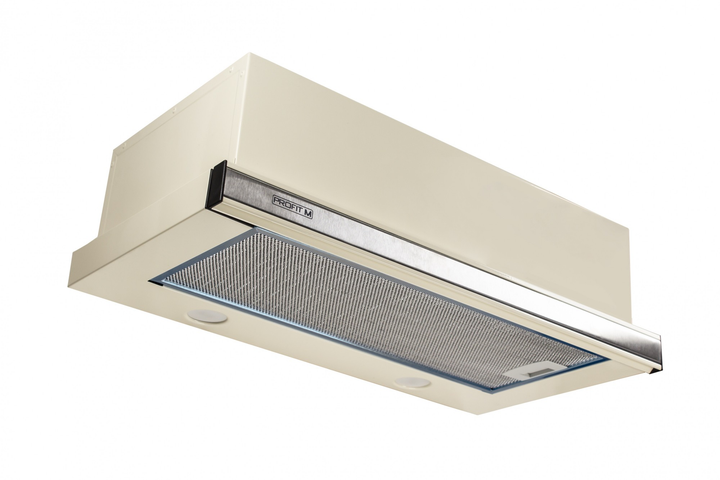 Вытяжка кухонная ProfitM Телескоп №1 50см 840м3 Слоновая Кость LED вставка нержавейка - изображение 1