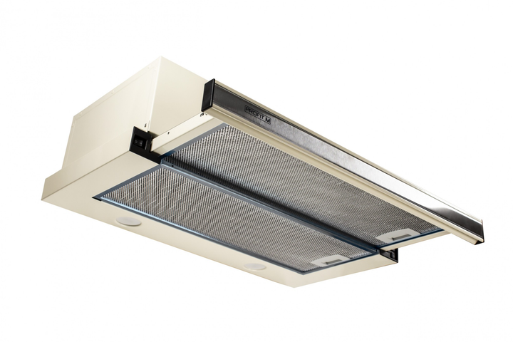 Вытяжка кухонная ProfitM Телескоп №1 50см 840м3 Слоновая Кость LED вставка нержавейка - изображение 2