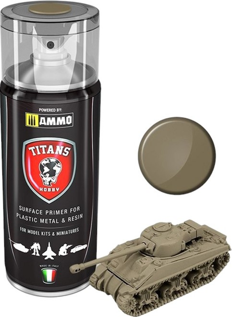 Farba w sprayu Ammo Titans Hobby Matt Primer Wooden Deck 400 ml (7426842921748) - obraz 1