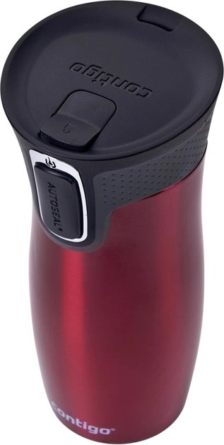 Kubek termiczny Contigo West Loop czerwony 470 ml (2095849) - obraz 4